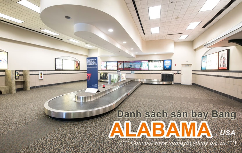 Sân bay bang Alabama Mỹ
