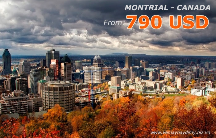 Vé máy bay đi Montreal (YUL) giá rẻ