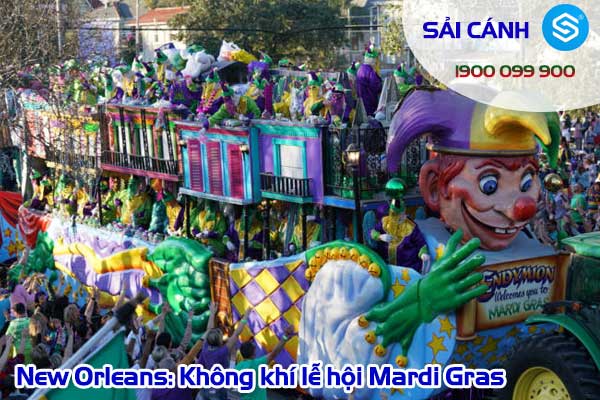 New Orleans: Hòa mình vào không khí lễ hội Mardi Gras