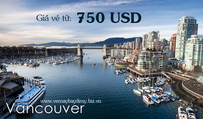 Vé máy bay từ TP HCM đi Vancouver giá rẻ
