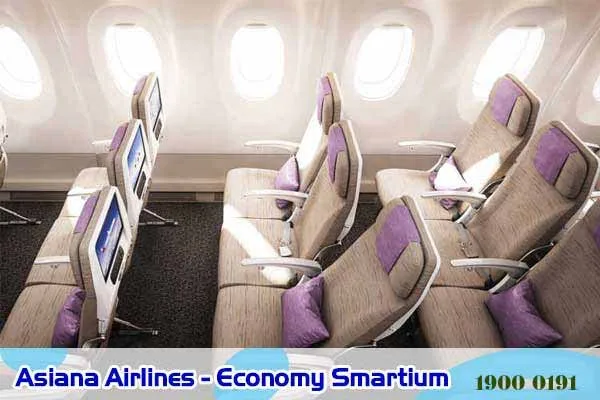 Khoang Hạng Phổ Thông Nâng Cấp Economy Smartium Asiana