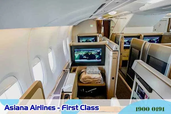 Khoang Hạng Nhất Asiana Airlines