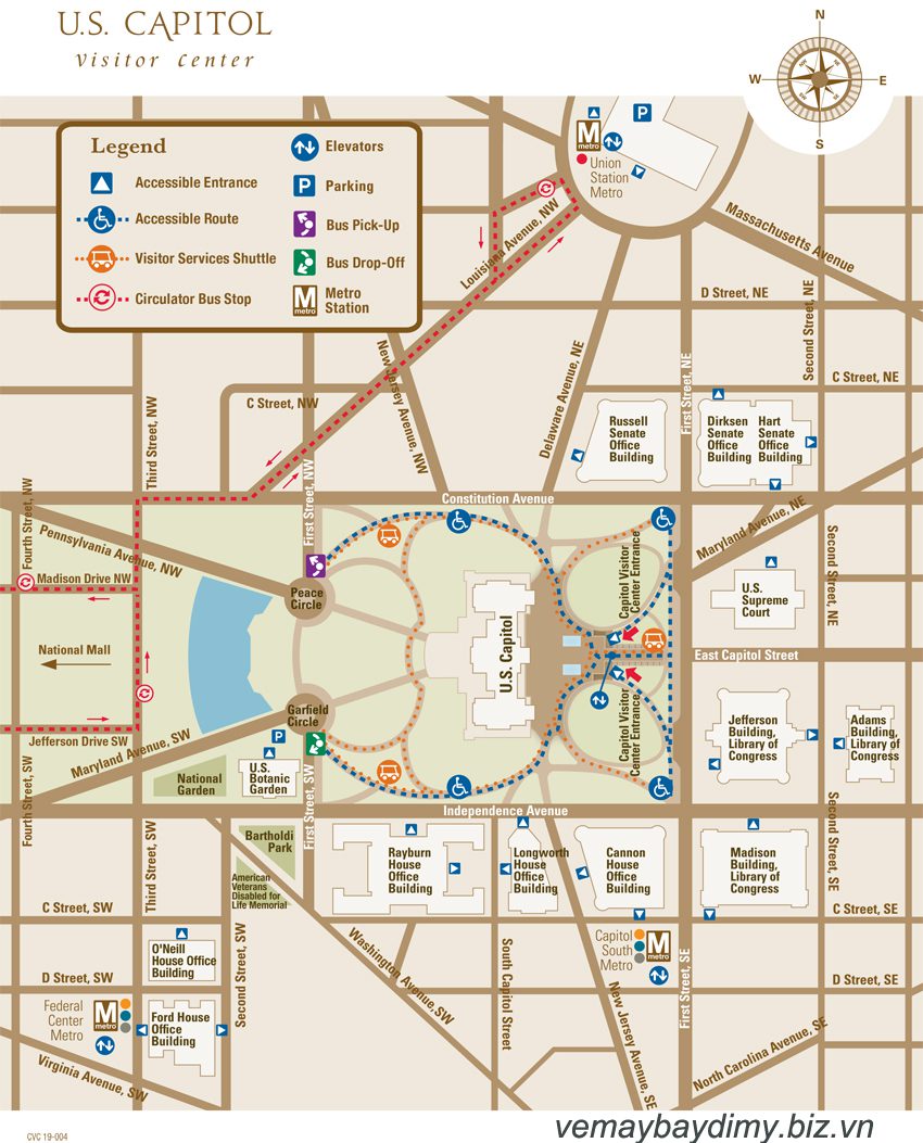 Bản đồ Điện Capitol