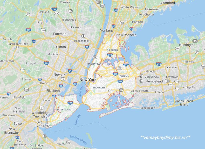 Bảng đồ thành phố New York