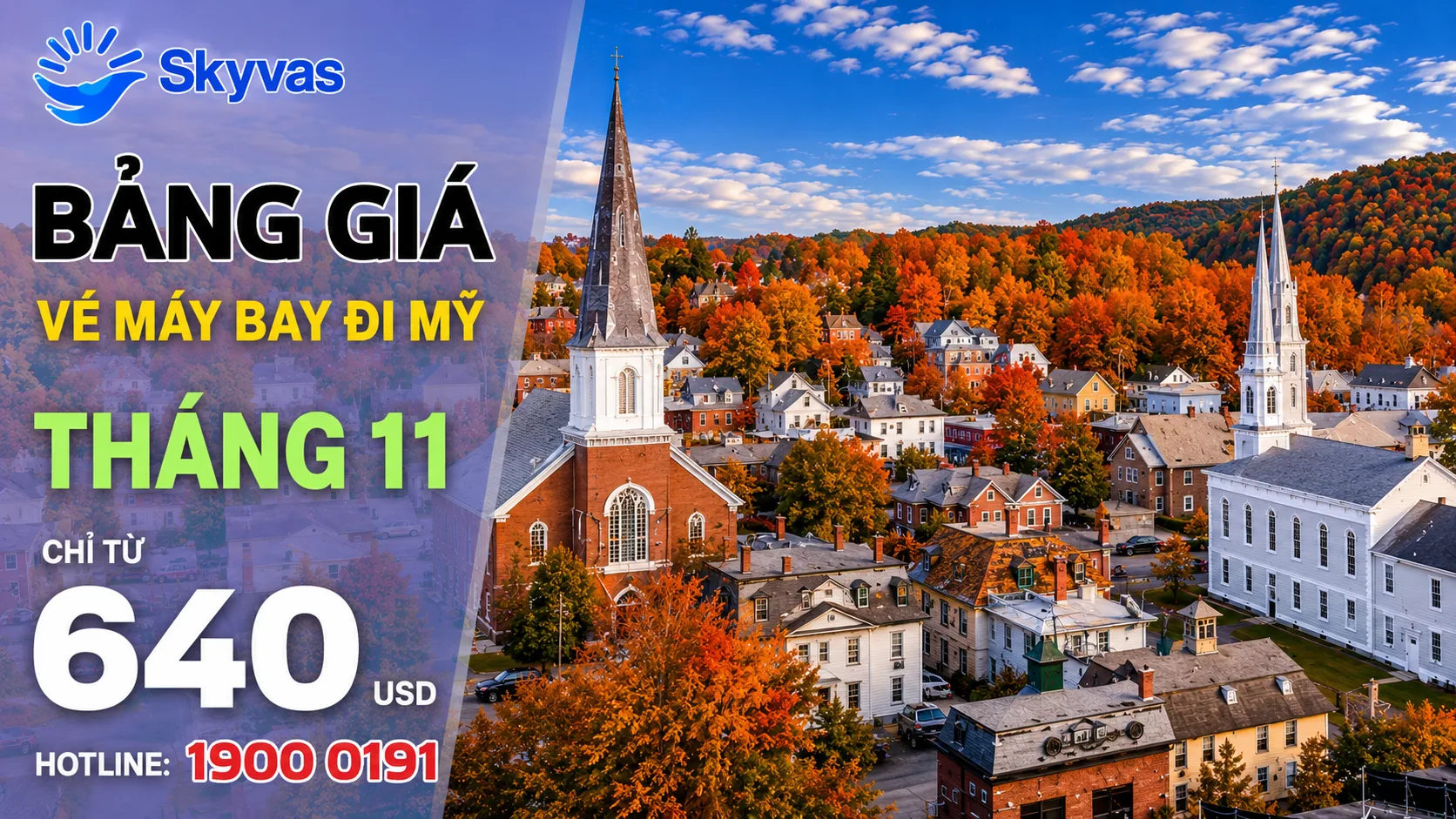 bảng giá vé máy bay đi mỹ tháng 11