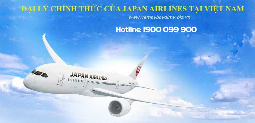Đại lý vé máy bay Japan Airlines đi Mỹ