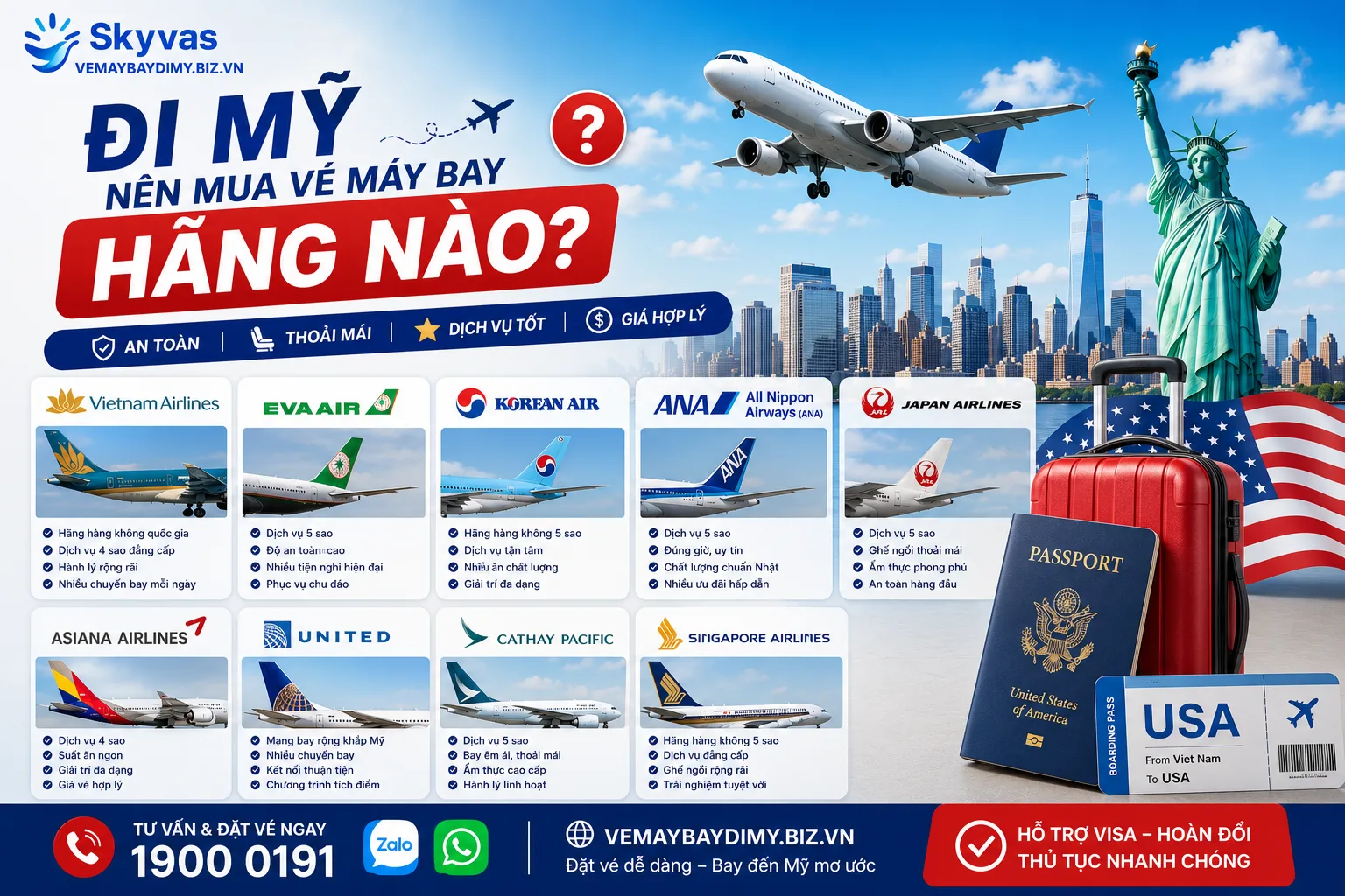 mua vé hãng máy bay đi mỹ