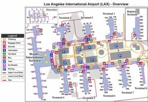 Sơ đồ sân bay LAX