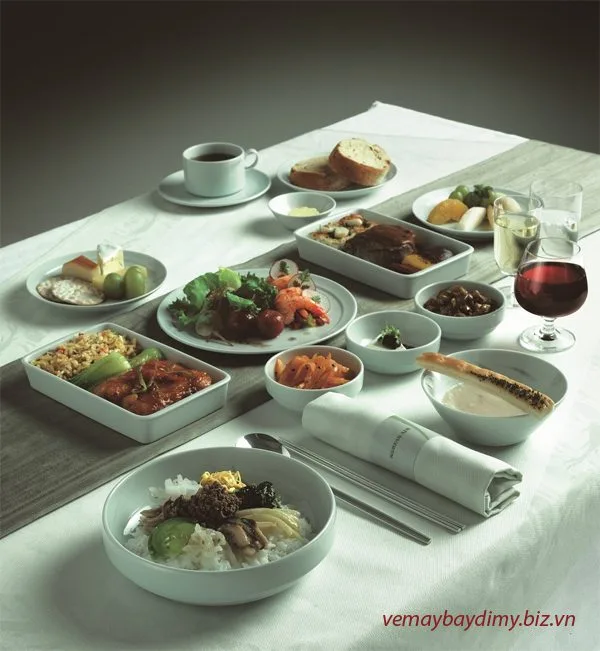 Suất ăn đặc biệt trên máy bay Korean Air