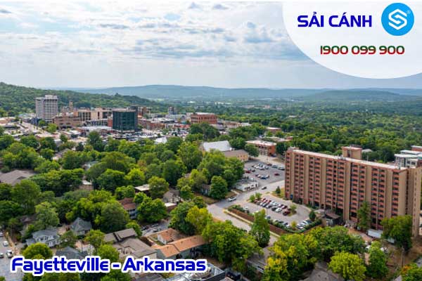 vé máy bay đi arkansas: Fayetteville city