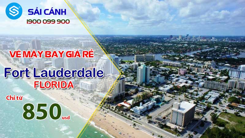 Vé máy bay đi Fort Lauderdale (FLL) bang Florida