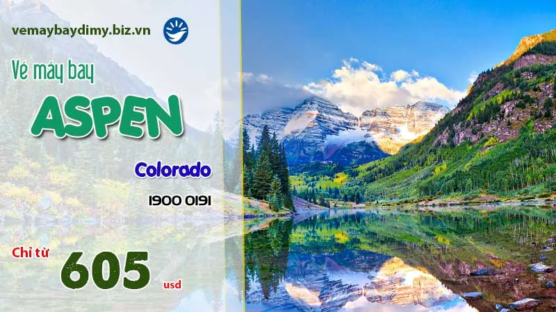 Vé máy bay đi Aspen (Colorado) giá rẻ