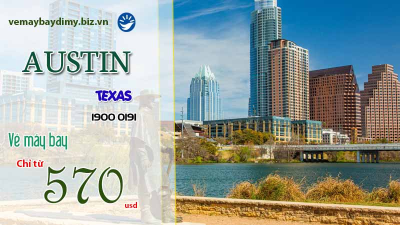 Vé máy bay đi Austin (AUS) bang Texas giá rẻ