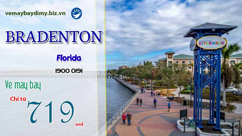 Vé máy bay đi Bradenton bang Florida