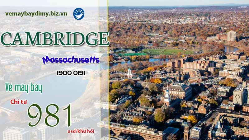 Vé máy bay đi Cambridge, Massachusetts giá rẻ