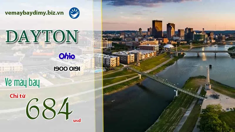 Vé máy bay đi Dayton, Ohio giá rẻ