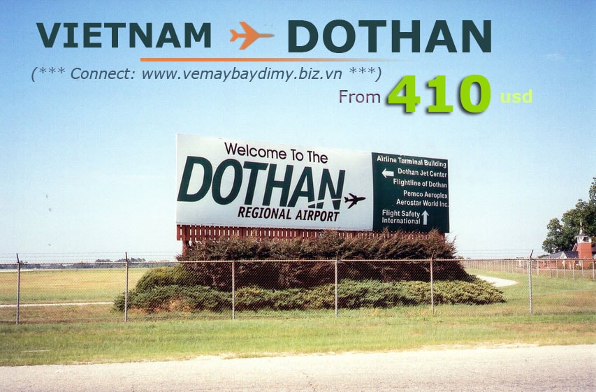 Vé máy bay đi Dothan bang Alabama