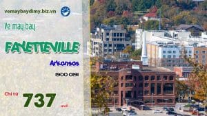 Vé máy bay đi Fayetteville (Arkansas) giá rẻ