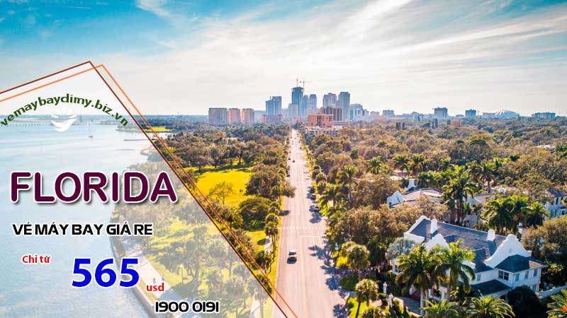 Vé máy bay đi Florida giá rẻ