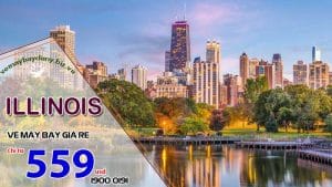 Vé máy bay đi Illinois giá rẻ