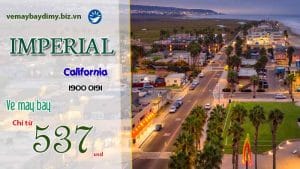 Vé máy bay đi Imperial California giá rẻ
