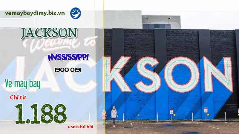 Vé máy bay đi Jackson, Mississippi giá rẻ
