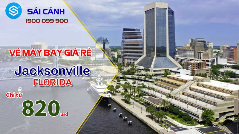 Vé máy bay đi Jacksonville bang Florida