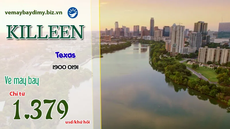 Vé máy bay đi Killeen Texas