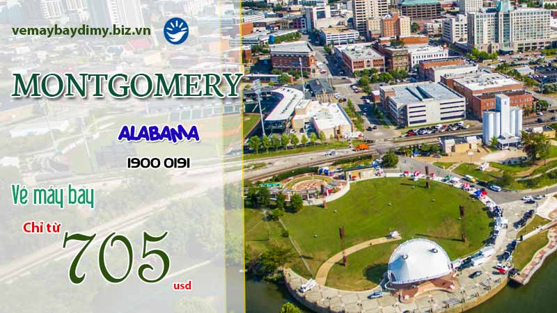 Vé máy bay đi Montgomery giá rẻ