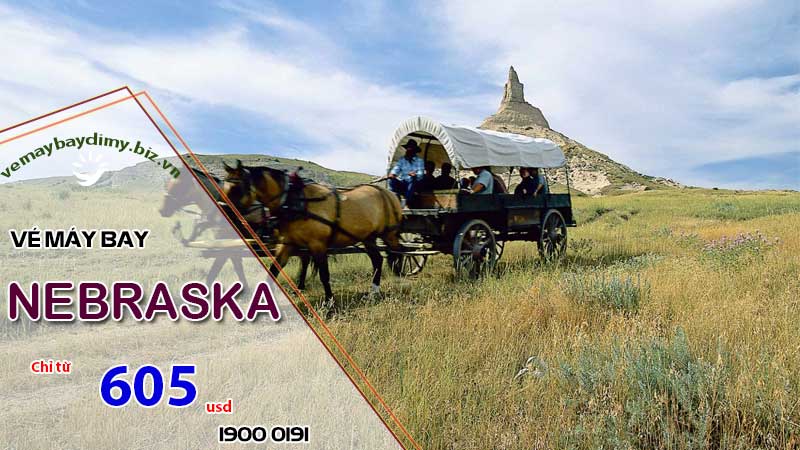 Vé máy bay đi Nebraska (Mỹ) giá rẻ
