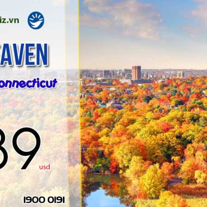 Vé máy bay đi New Haven (Connecticut) giá rẻ