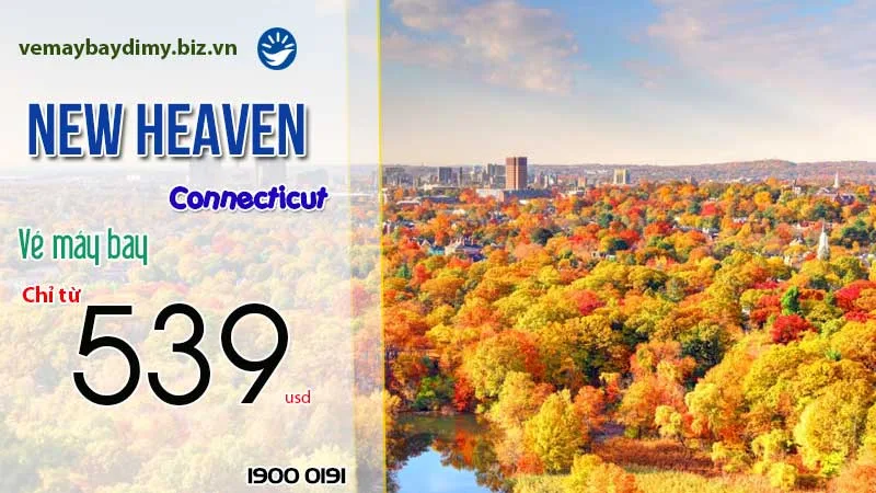 Vé máy bay đi New Haven (Connecticut) giá rẻ