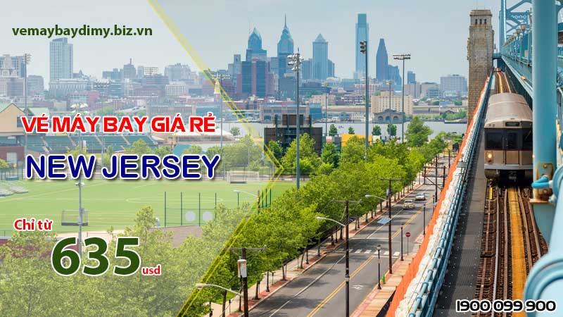 Vé máy bay đi New Jersey giá rẻ