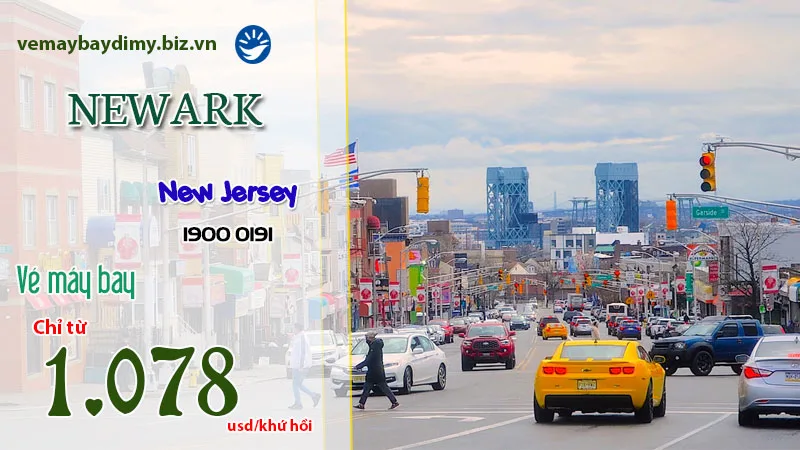 Vé máy bay đi Newark New Jersey giá rẻ mới nhất