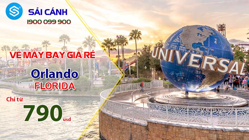 Vé máy bay đi Orlando giá rẻ