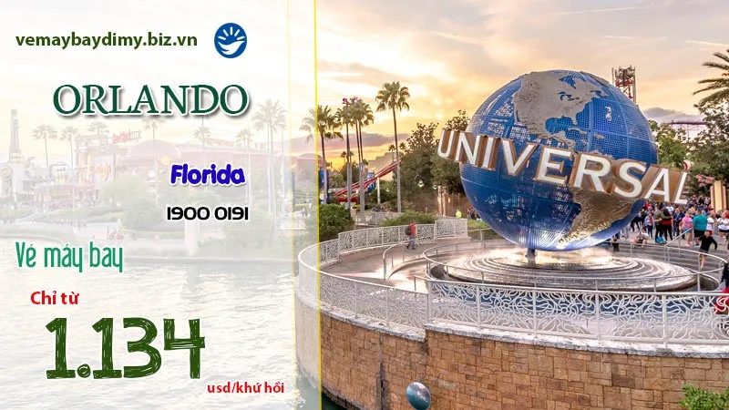 Vé Máy Bay Đi Orlando Giá Tốt