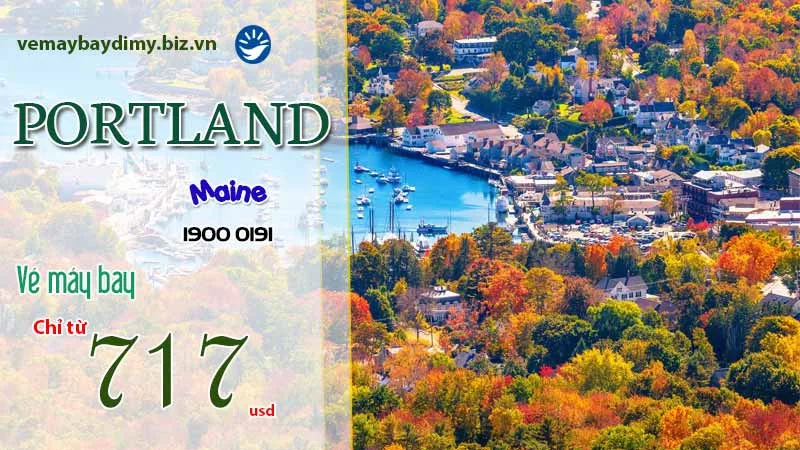 Vé máy bay đi Portland, Maine giá rẻ