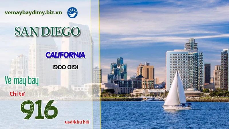 Vé máy bay đi San Diego giá rẻ