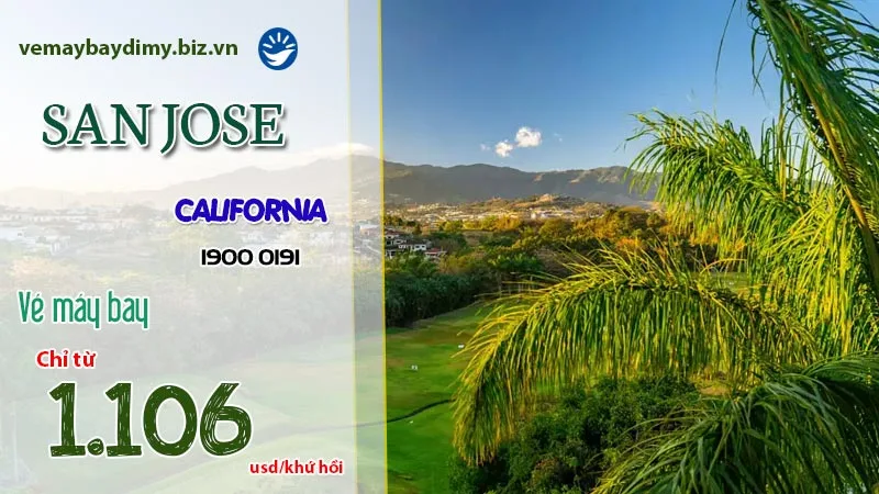 Vé máy bay đi San Jose (SJC) giá rẻ