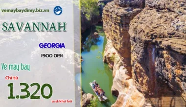Vé máy bay đi Savannah, Georgia