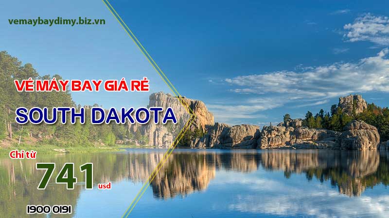 Vé máy bay đi South Dakota (Mỹ) giá rẻ