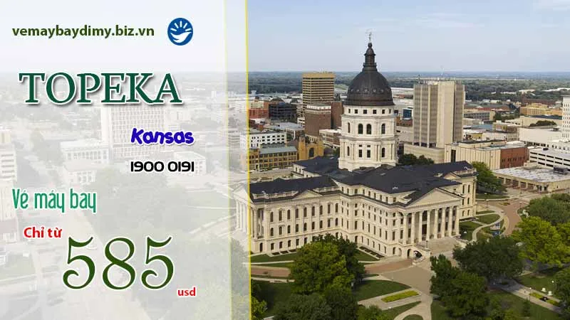 Vé máy bay đi Topeka, Kansas giá rẻ