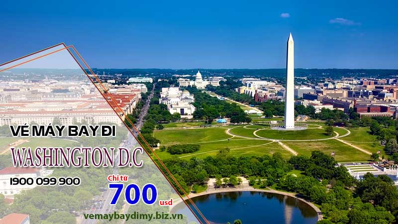 Vé máy bay đi Washington DC giá rẻ