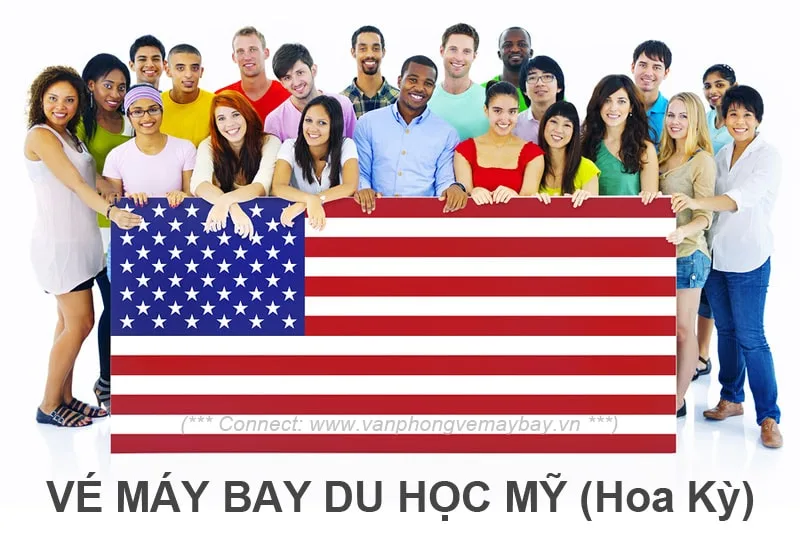 Vé máy bay du học Mỹ tại Skyvas