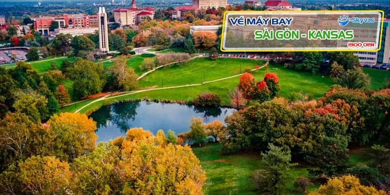 Vé máy bay Sài Gòn đi Kansas