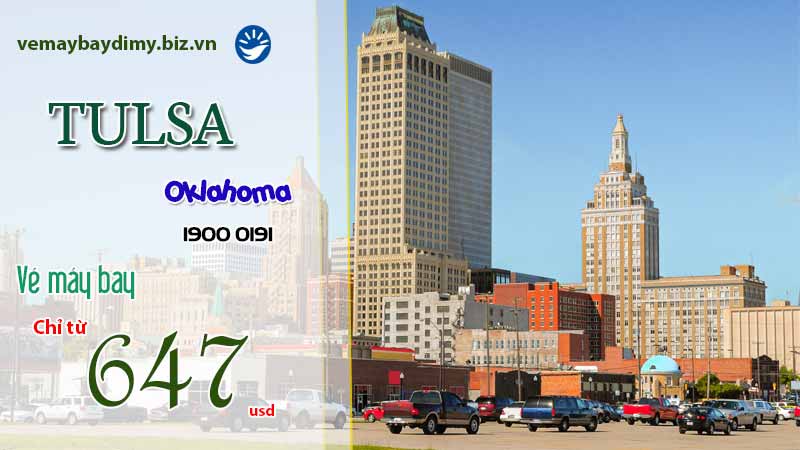 Vé máy bay đi Tulsa (TUL), Oklahoma giá rẻ